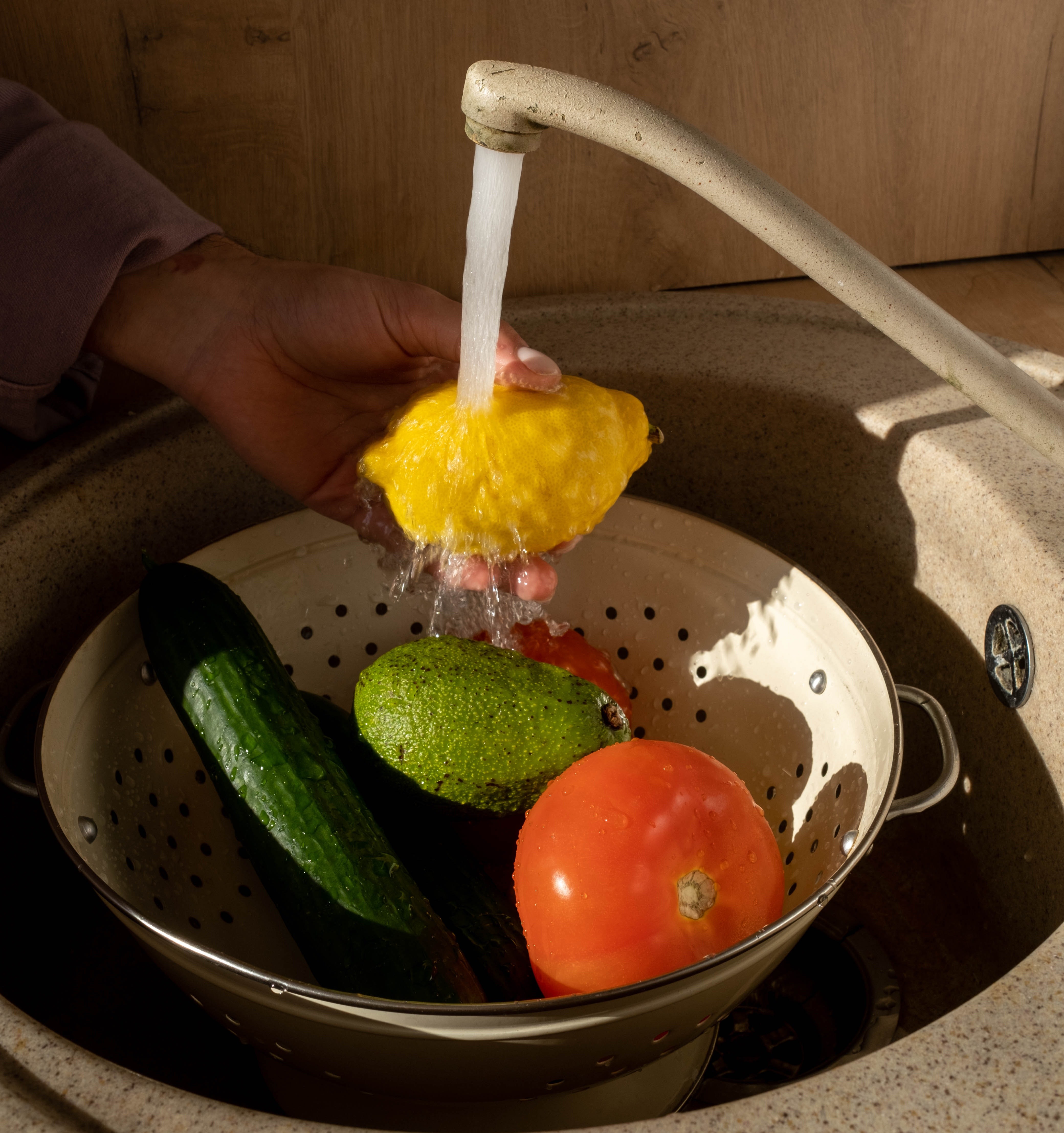 washing vegetables, castile soap uses