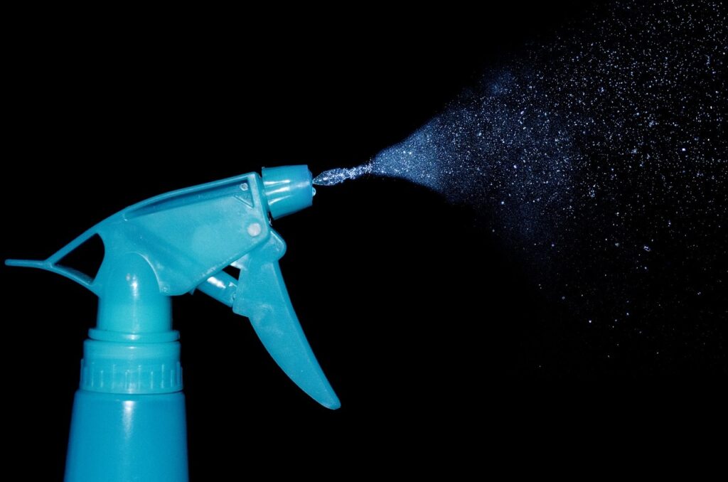 spray bottle, castile soap uses